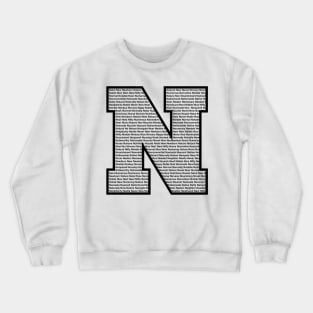 N Black Crewneck Sweatshirt